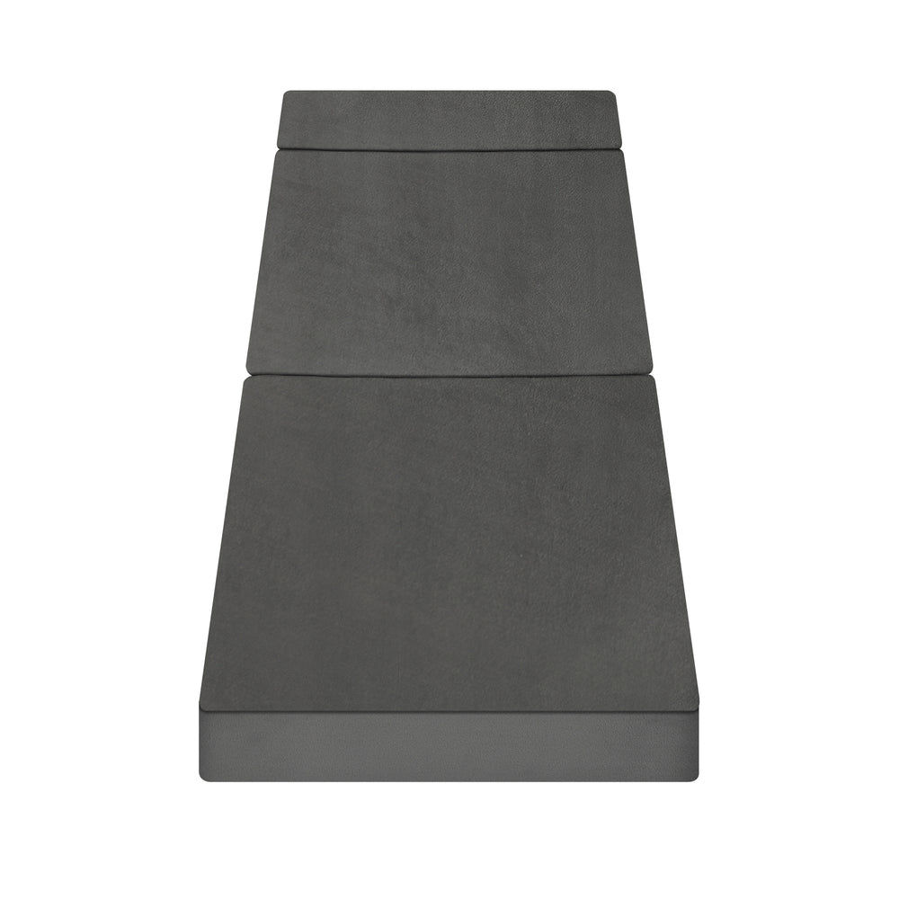 Foldable Foam Mattress Floor Bed Grey Single