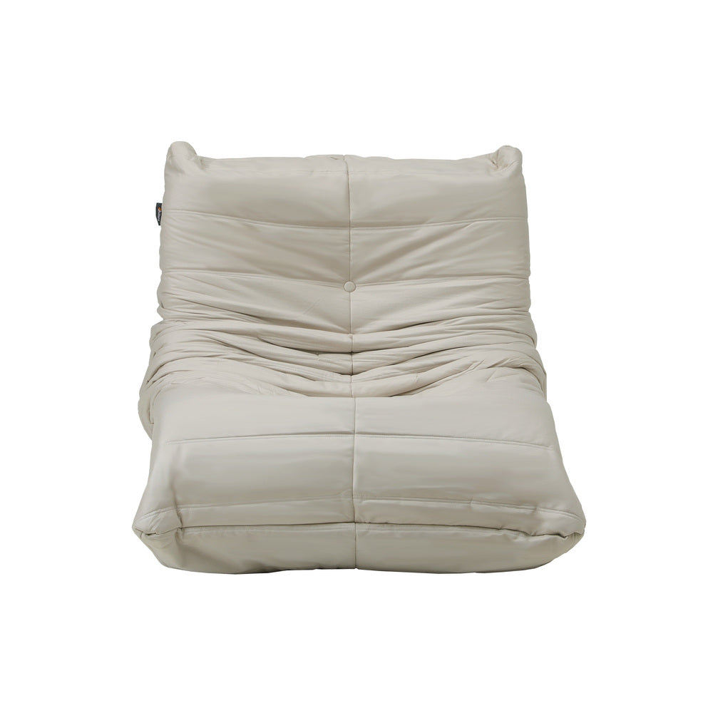 2X Floor Sofa Lounge Caterpillar Lazy Couch Single Pouffe