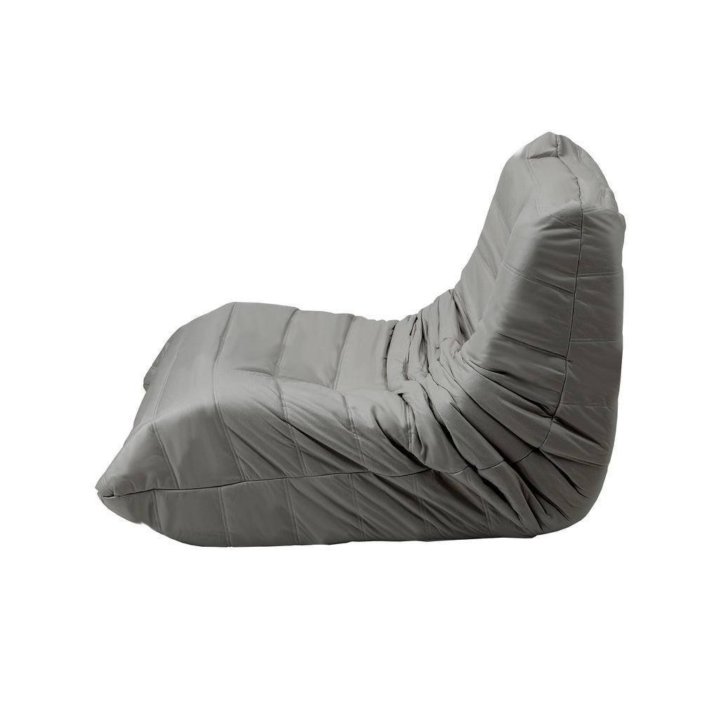 2X Floor Sofa Lounge Caterpillar Lazy Couch Single Pouffe
