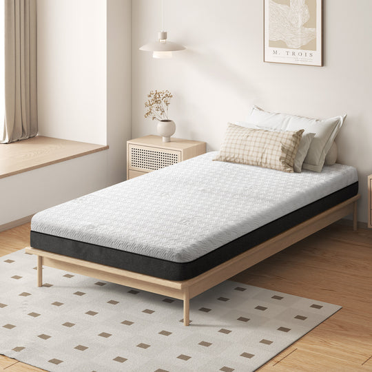 Mattress Cool Gel Memory Foam No Spring Anti Slip with Double Coolgel