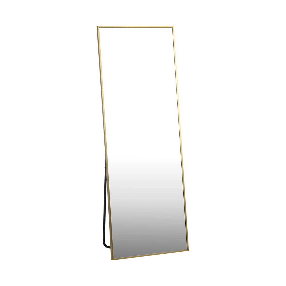 Gold Full Length Mirror Free Standing 166cm | Simpledeals