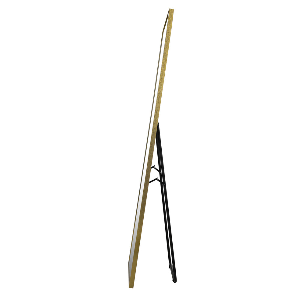 Gold Full Length Mirror Free Standing 166cm | Simpledeals