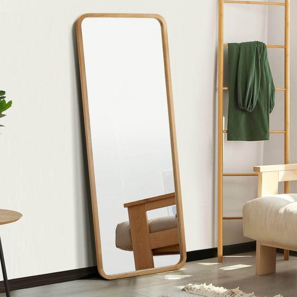 Full Length Mirror Rectangle Free Standing Black/Natural/Gold - Full Length Mirror - photo 20