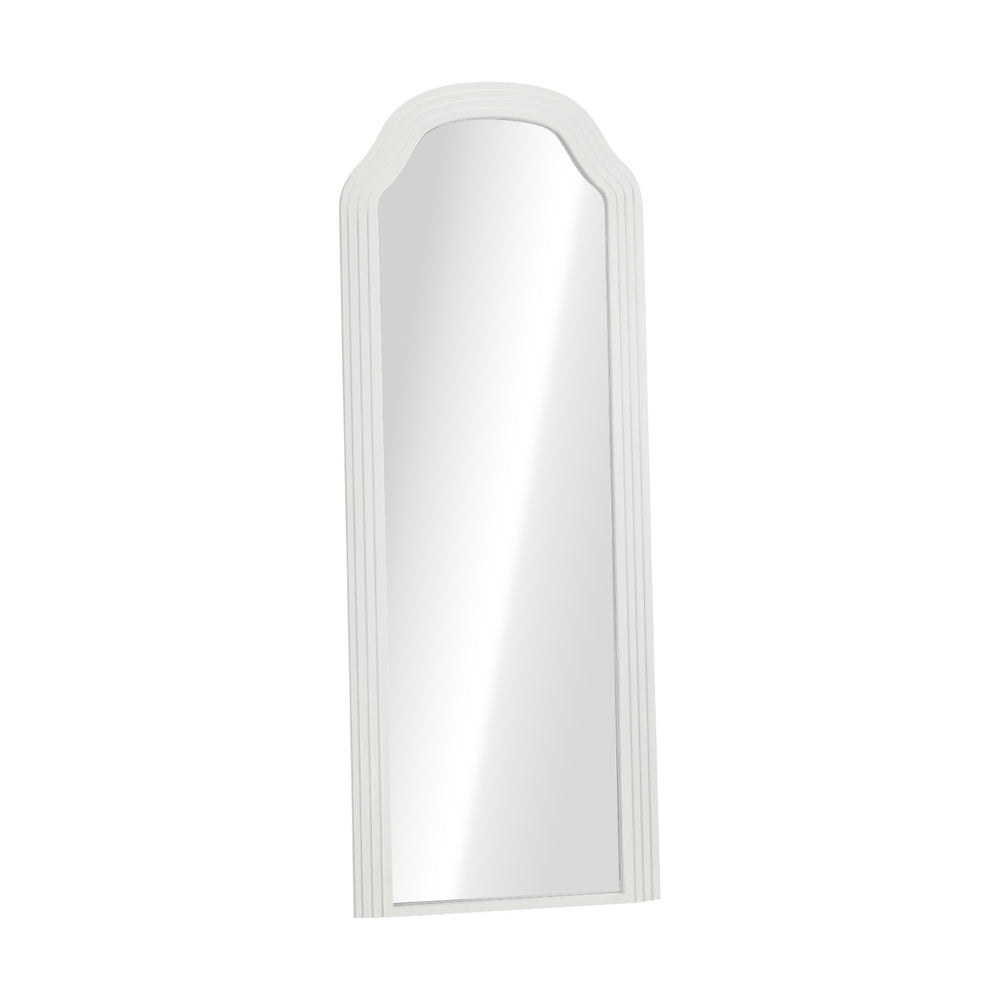 Full Length Makeup Mirror 165x60cm White Wood Frame Bedroom Style