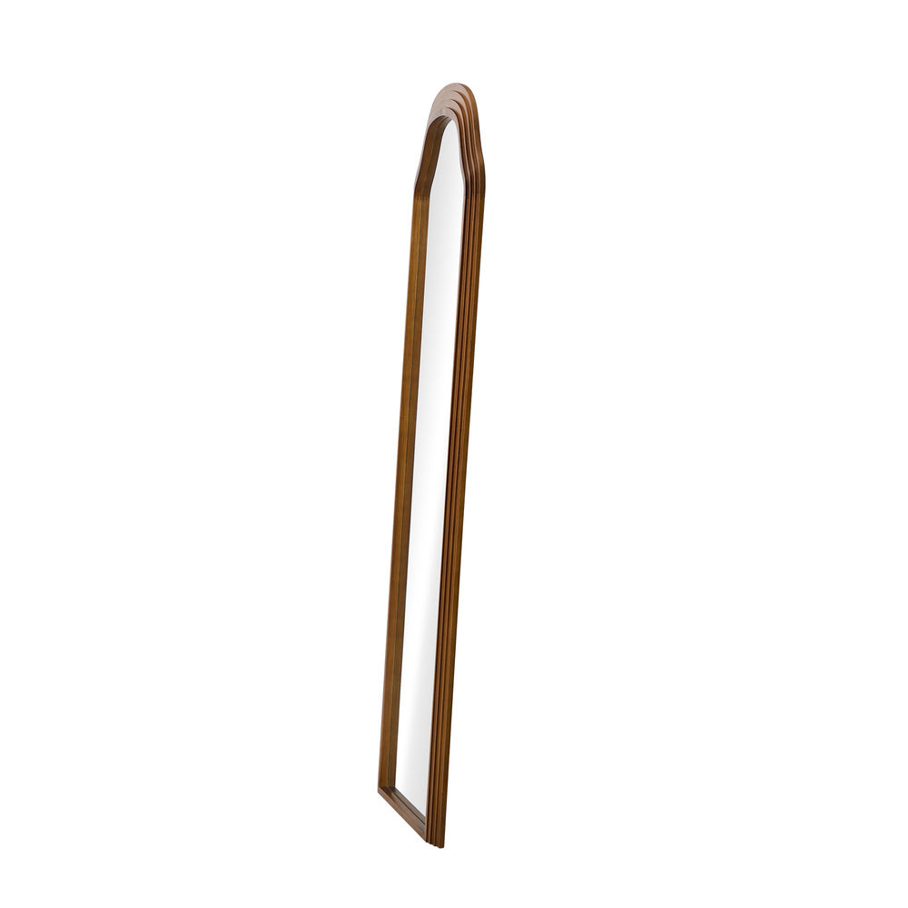 Full Length Makeup Mirror 165x60cm Brown Wood Bedroom Home Decor