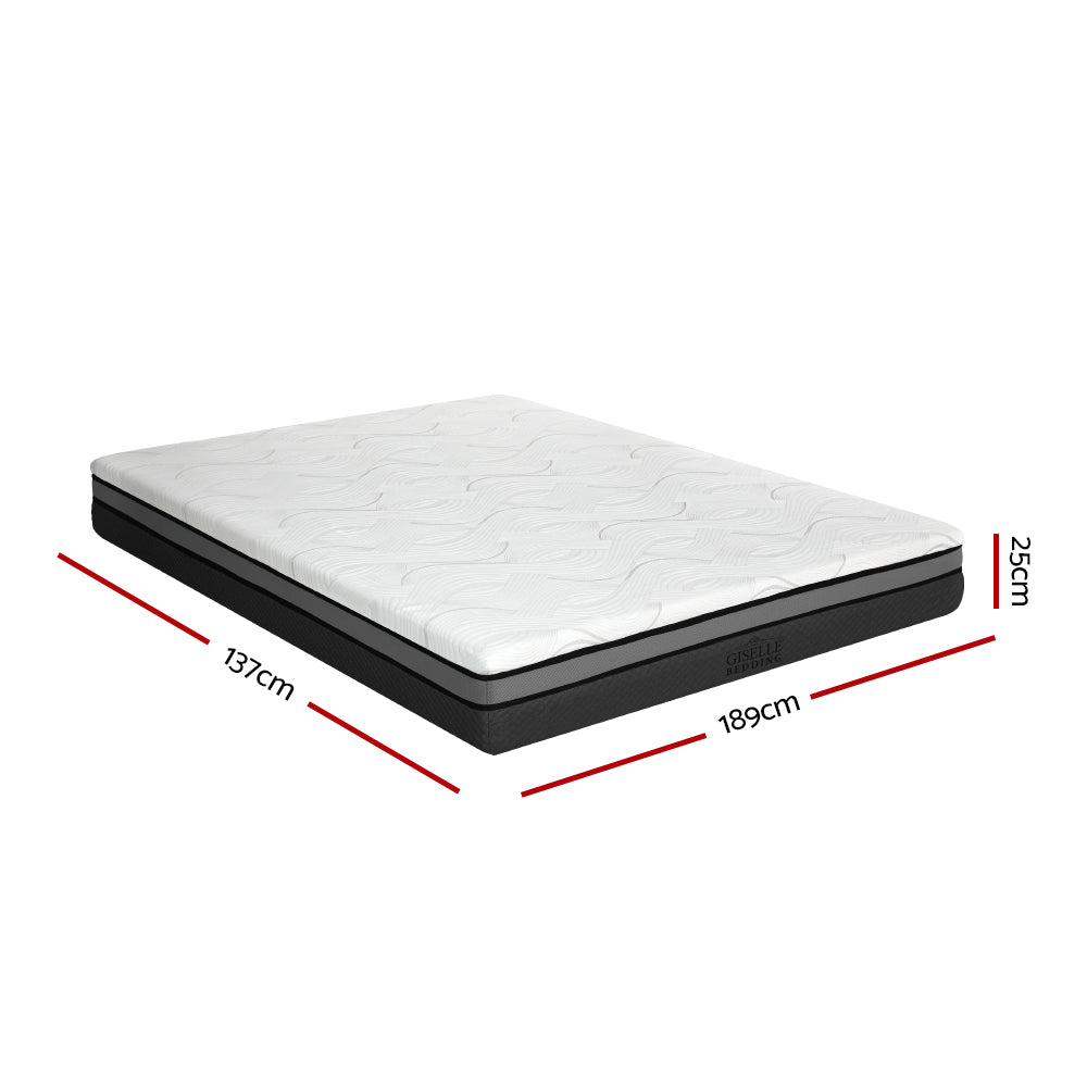 25cm Thick Double Memory Foam Mattress Medium Firm with 5 years warranty
