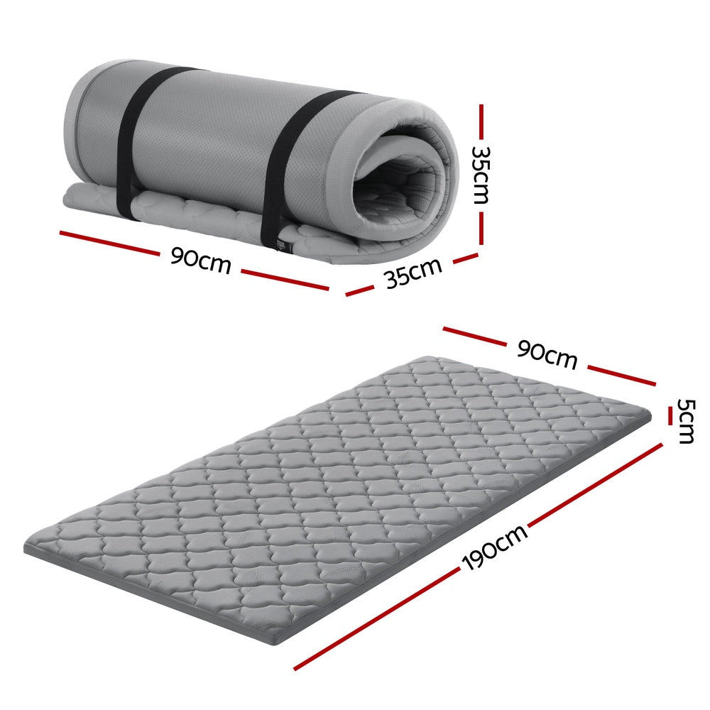 Single Foldable Mattress Camping Mat, Lightweight and Outdoor Camping
