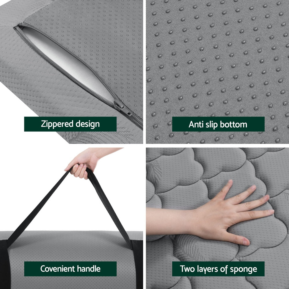 Single Foldable Mattress Camping Mat, Lightweight and Outdoor Camping