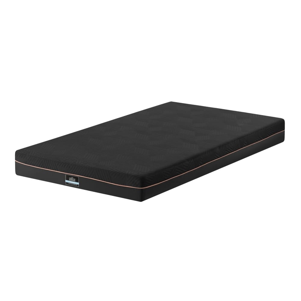 Black mattress 107x203cm, rear view