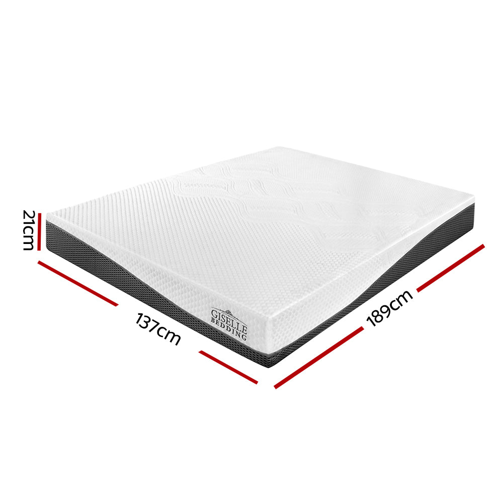 Simple Deals Bedding Alzbeta Double Size Memory Foam Mattress Cool without Spring