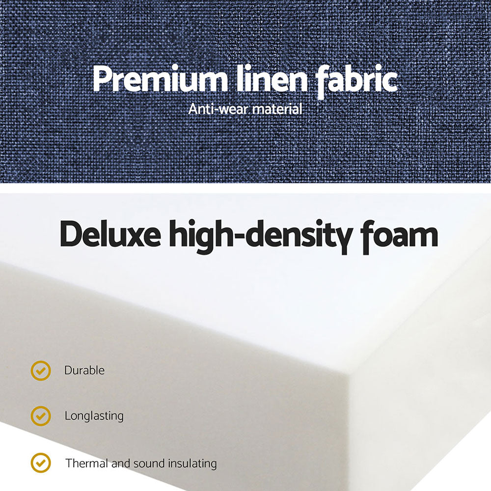 Foldable Mattress Folding Foam Single Blue | Single Mattress