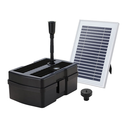 Solar Submersible Water Pond Fountain Pump with Filter Box
