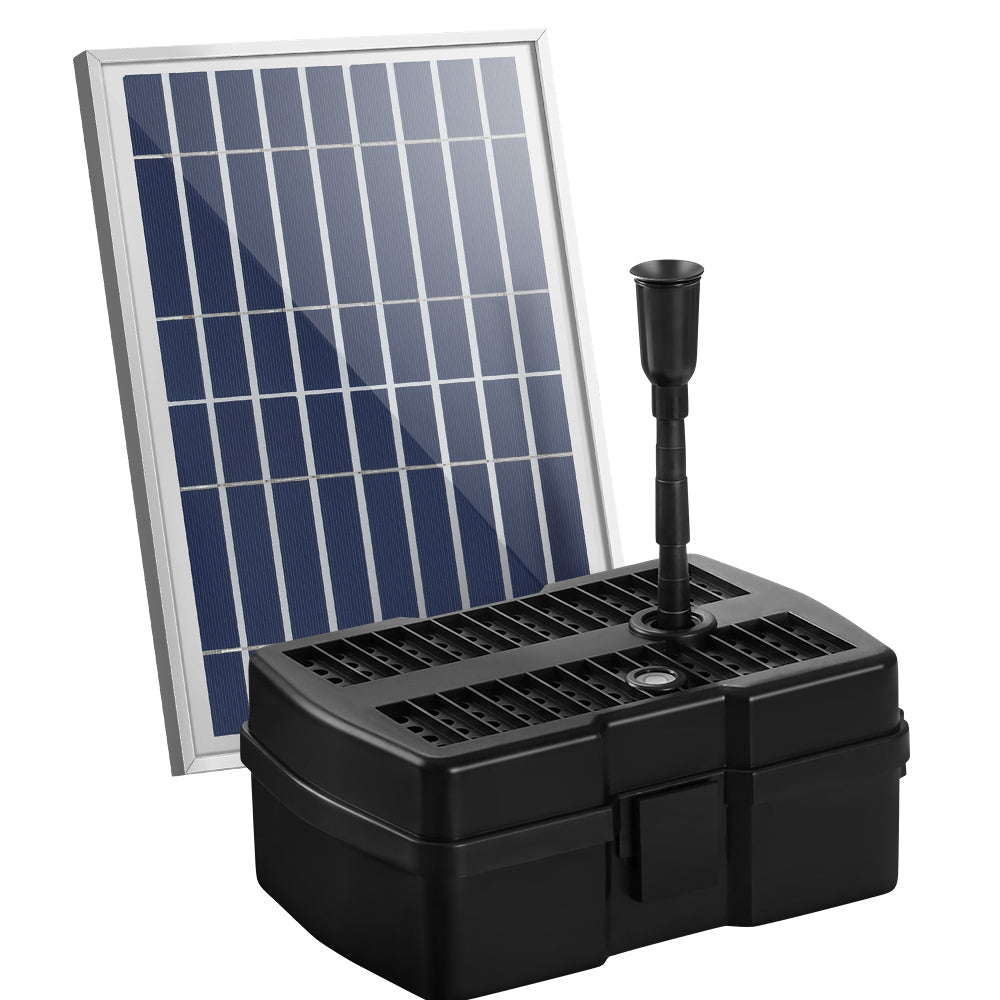 Solar Pond Pump with Eco Filter Box Water Fountain Kit 5FT