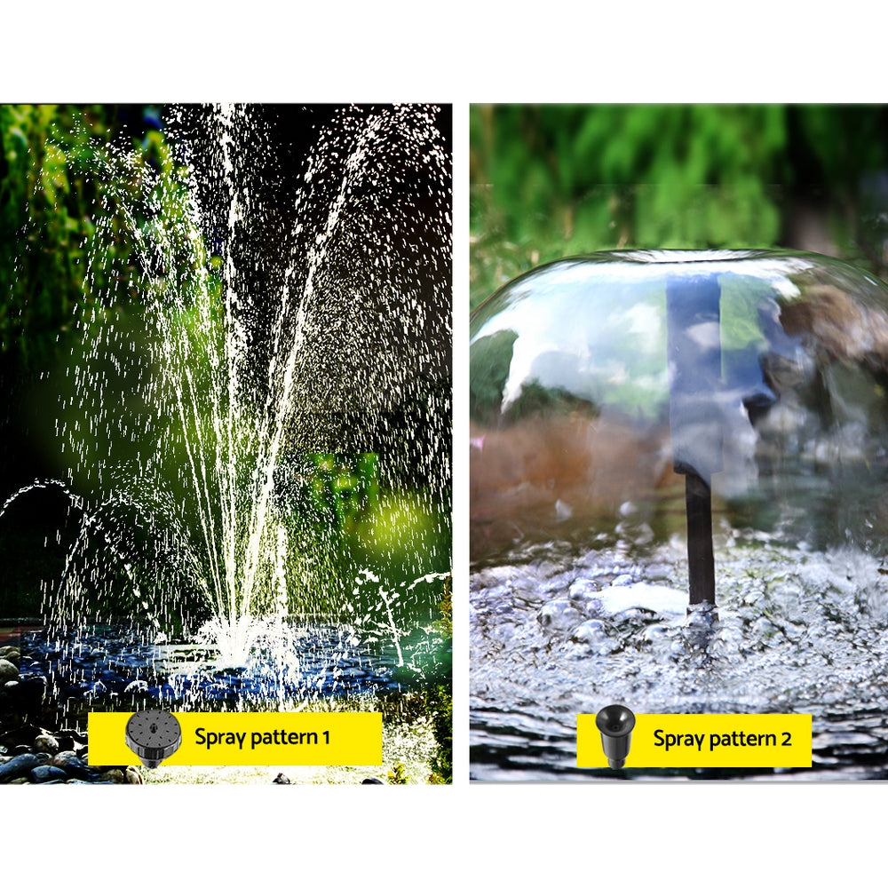 Solar Pond Pump with Eco Filter Box Water Fountain Kit 5FT