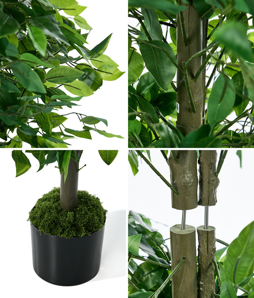 150cm Artificial Ficus Tree Potted Indoor | Simpledeals
