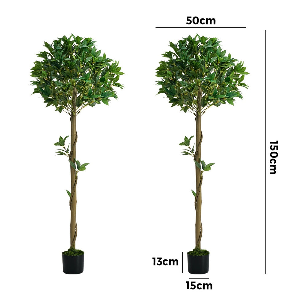 Artificial Bay Tree Topiary 150cm