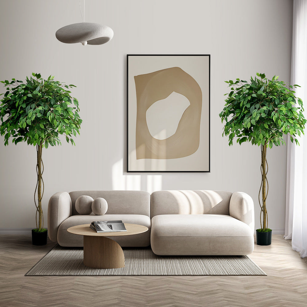 Faux Ficus Tree 180cm Green