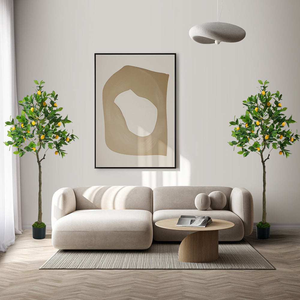 Lemon Tree Faux Plant Decor
