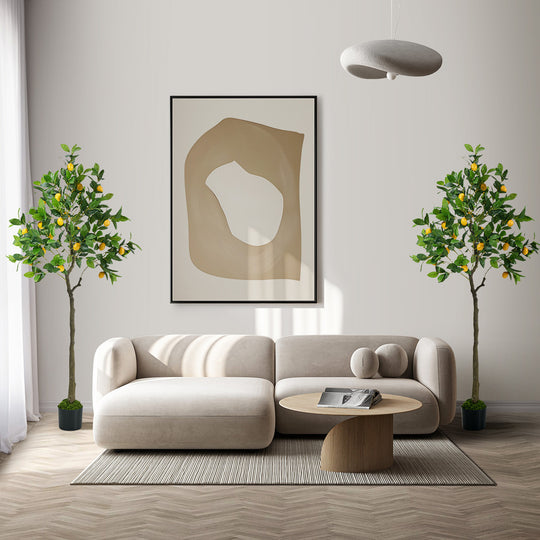 Lemon Tree Faux Plant Decor