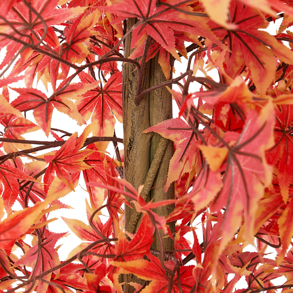 Red Maple Tree Faux Plant Decor