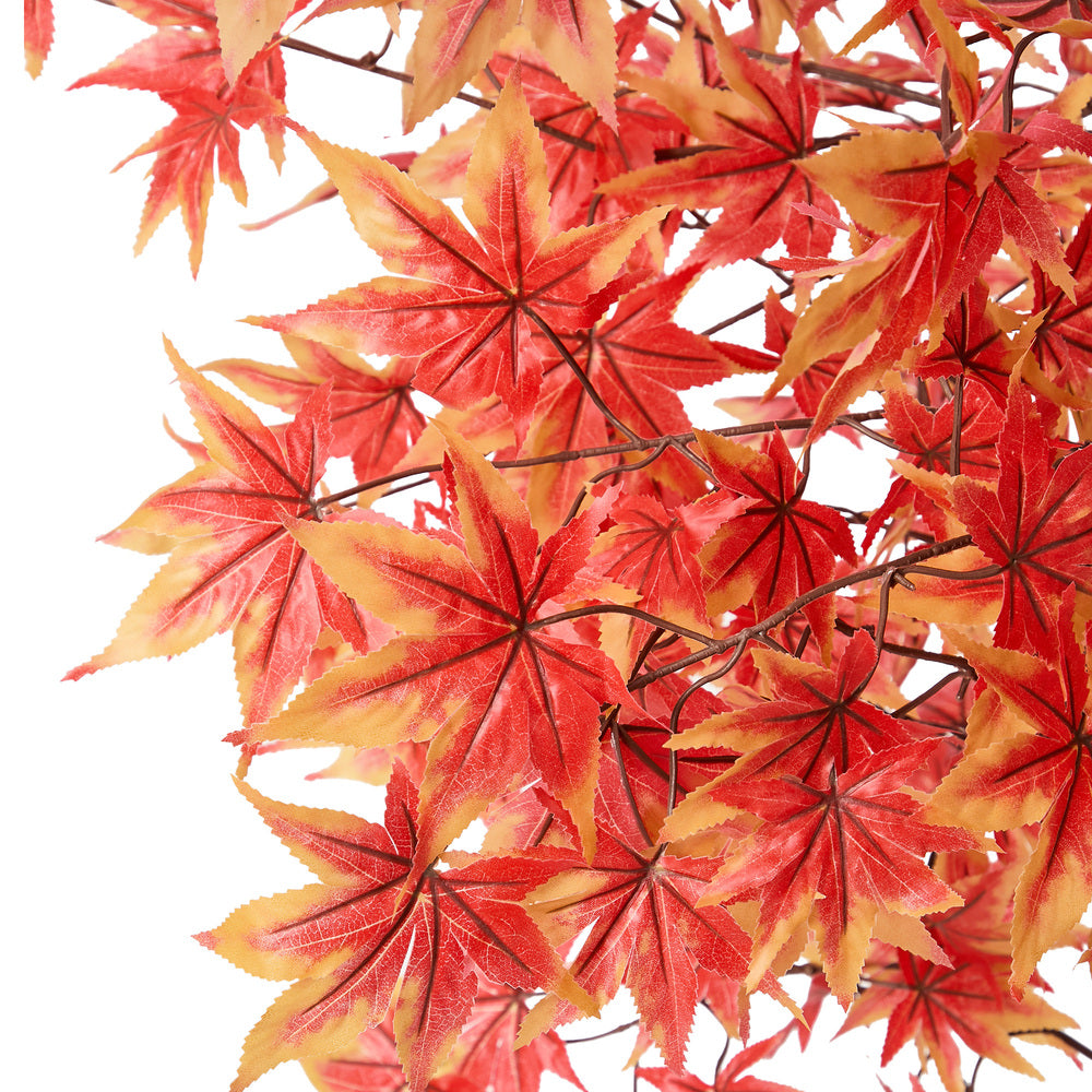 Red Maple Tree Faux Plant Decor