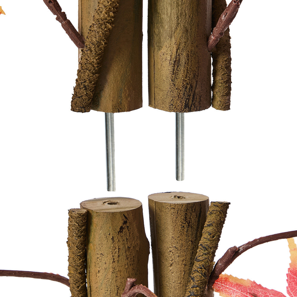 Red Maple Tree Faux Plant Decor