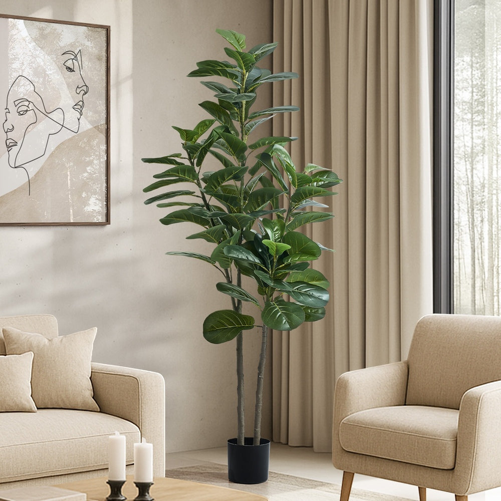 180cm Artificial Fiddle Leaf Fig Tree Lifelike Plants