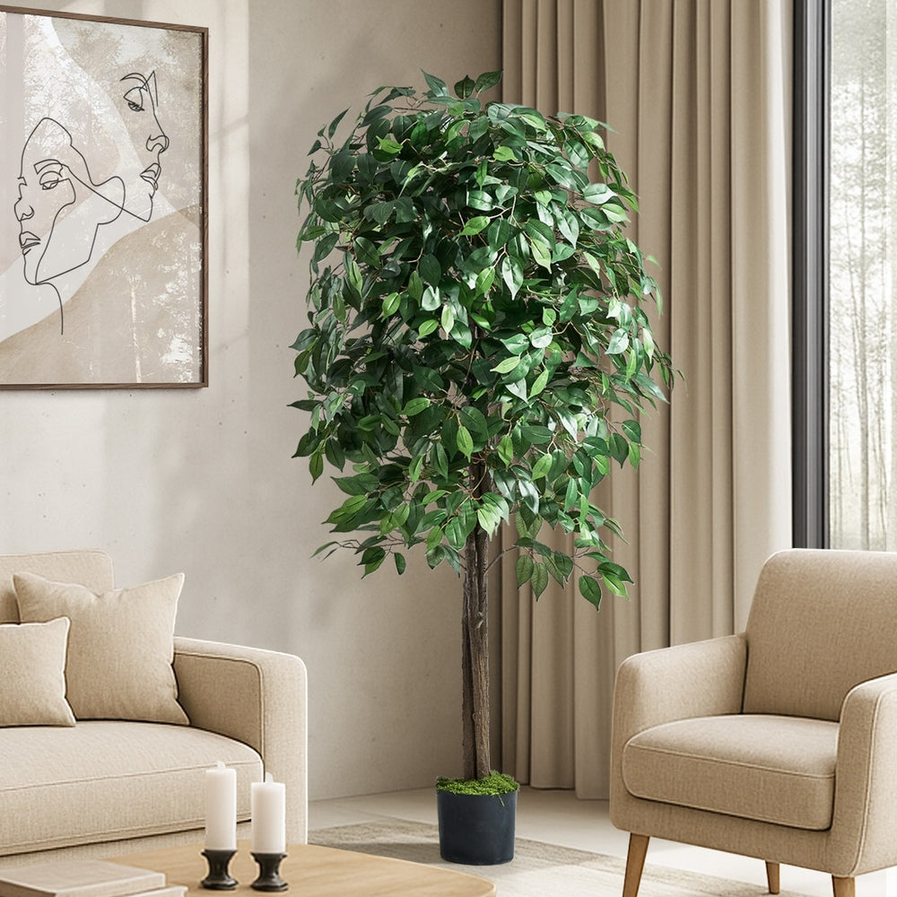 Artificial Ficus Tree 150cm Lifelike  Potted Indoor Plant