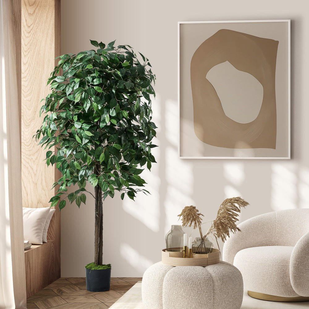 Artificial Ficus Tree 150cm Lifelike  Potted Indoor Plant