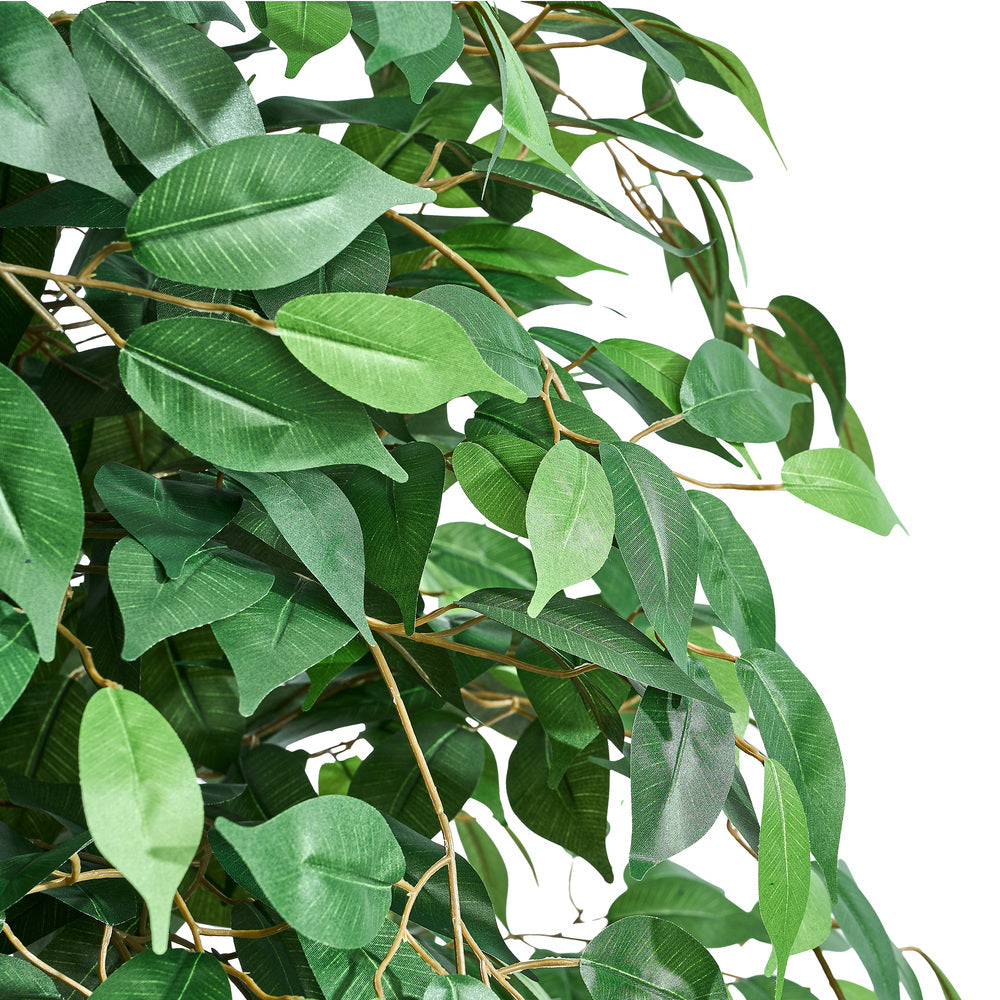 Artificial Ficus Tree 150cm Two Pack Lifelike Potted Indoor Plant Decor