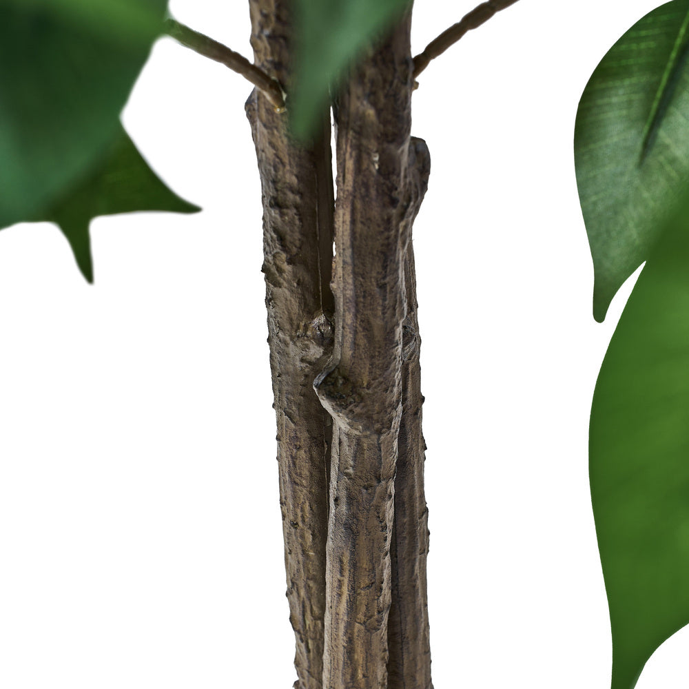 Artificial Ficus Tree 150cm Two Pack Lifelike Potted Indoor Plant Decor