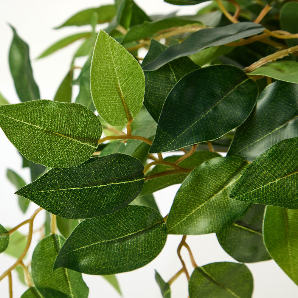Artificial Ficus Tree 2 Pack 180cm Twisted Potted Plant Indoor Décor
