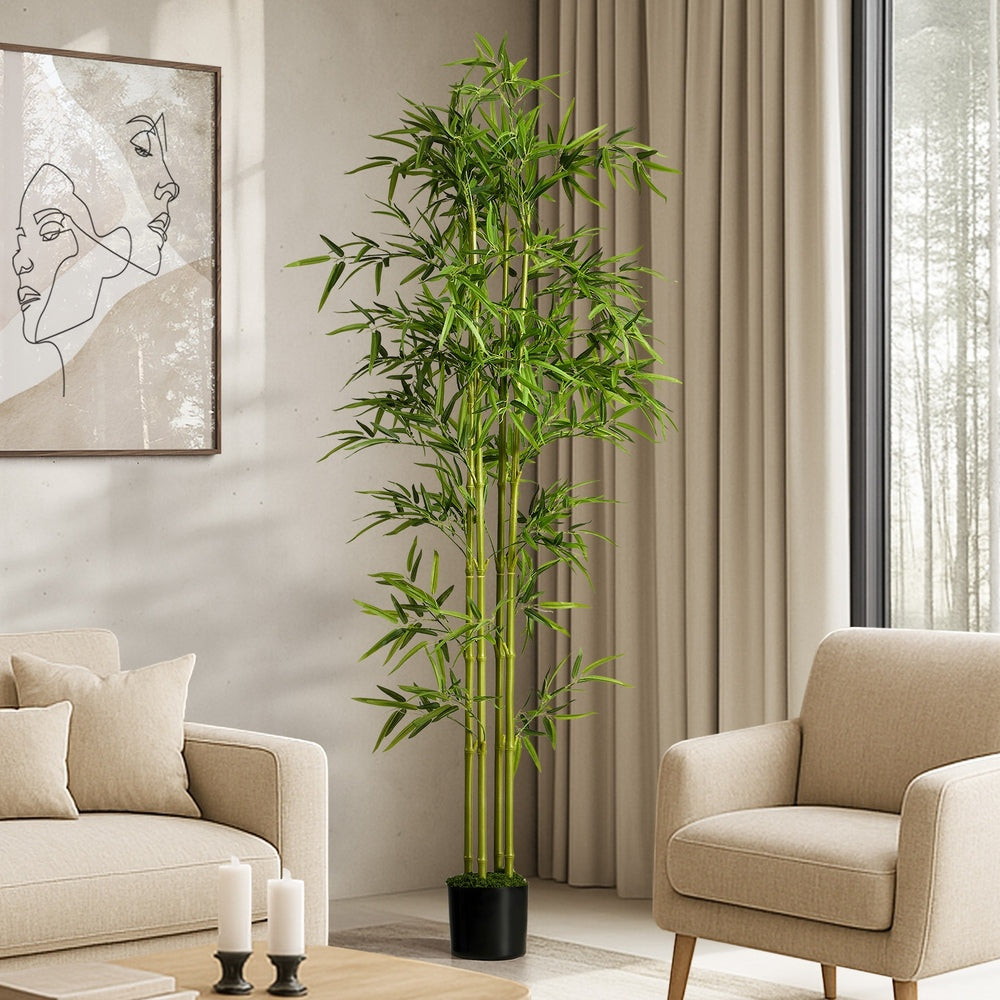 Artificial Bamboo Plant 180cm Potted Indoor Outdoor Home Garden