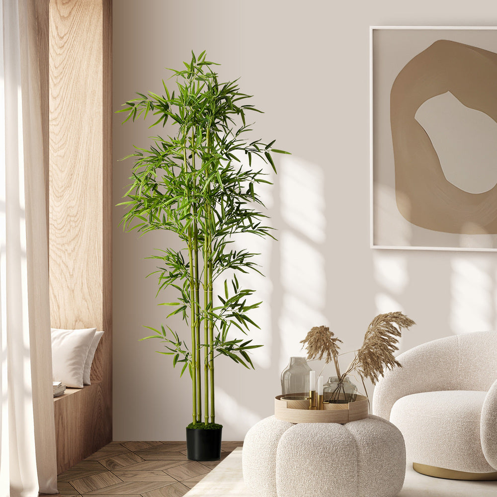 Artificial Bamboo Plant 180cm Potted Indoor Outdoor Home Garden