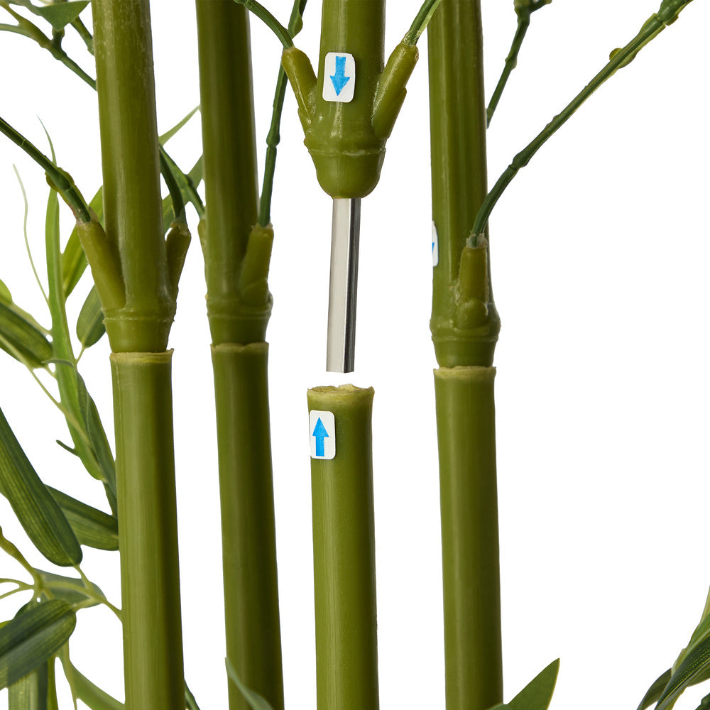 Artificial Bamboo Plant 2 Pack 180cm Potted Indoor Outdoor Home Garden Decor