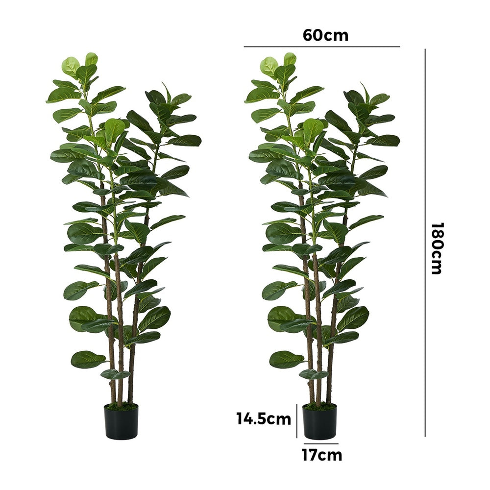 Faux Fig Tree 180cm Green