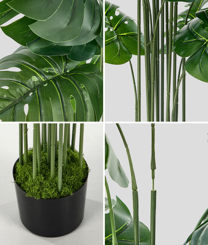 150cm Artificial Monstera Deliciosa Plant Fake Tree Home D�cor