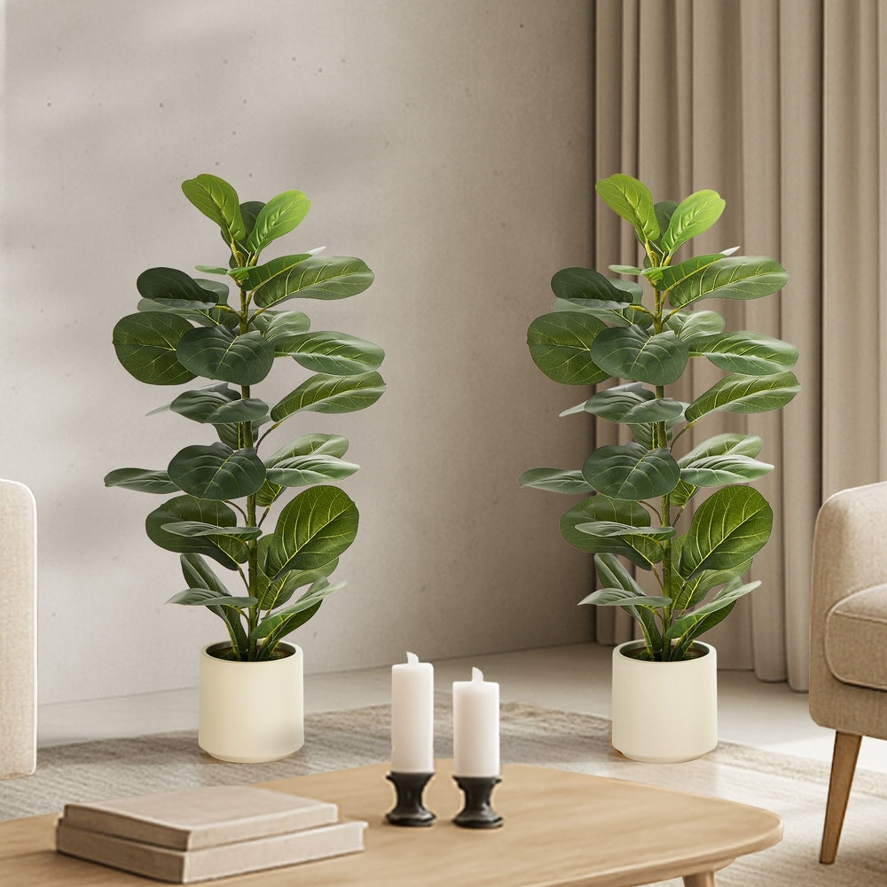 Faux Fiddle Leaf Fig Tree 90cm