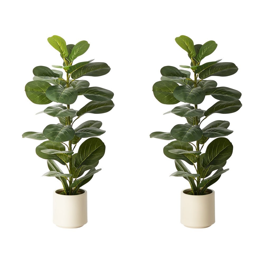 Faux Fiddle Leaf Fig Tree 90cm