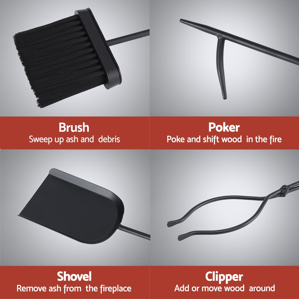 Fire Pit Tool Set 5 Pcs