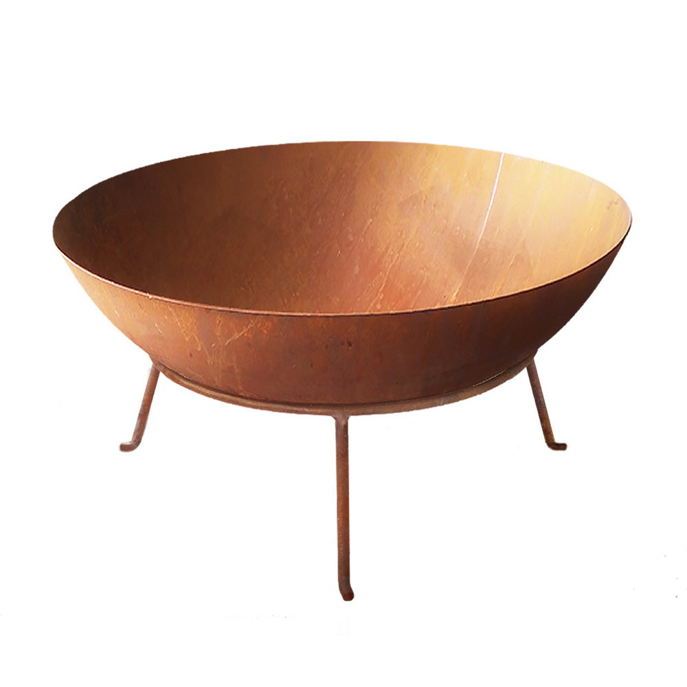 Fire Pit Cast Iron Rustic 70Cm