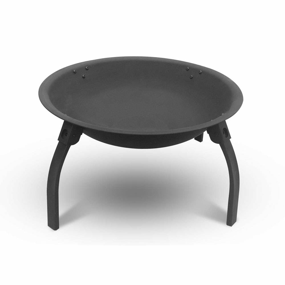 Grillz 30 Inch Portable Foldable Outdoor Fire Pit Fireplace