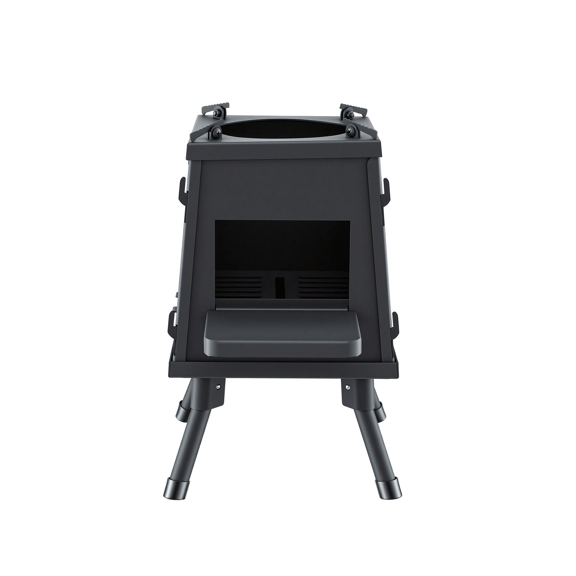 Portable Fire Pit BBQ Stove Outdoor Camping Wood Charcoal Cooking Grill