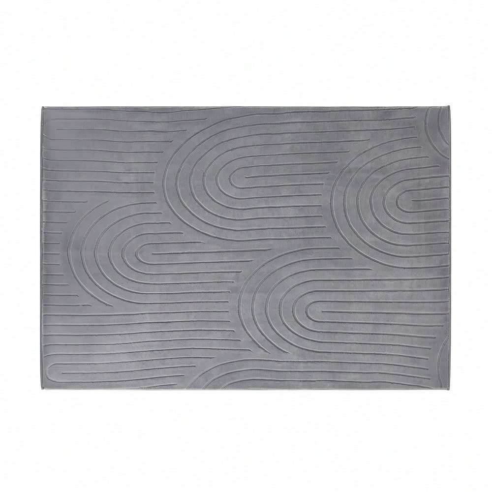 Grey rug 160x230cm, view 6