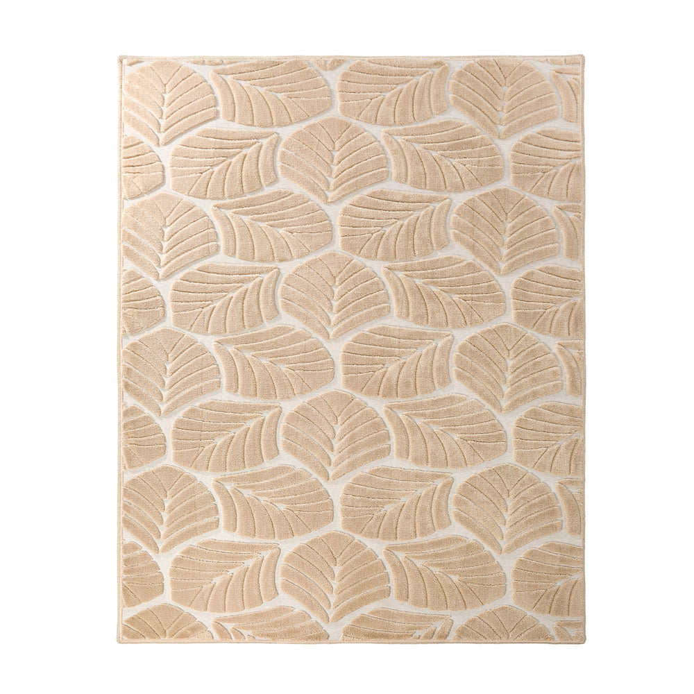 Beige rug 160x230cm, side view