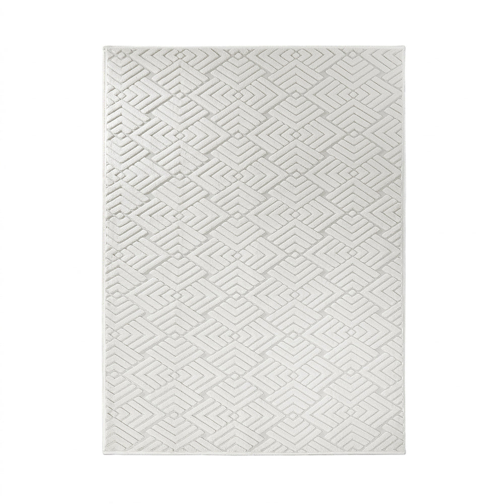 Cream rug 200x290cm, side view