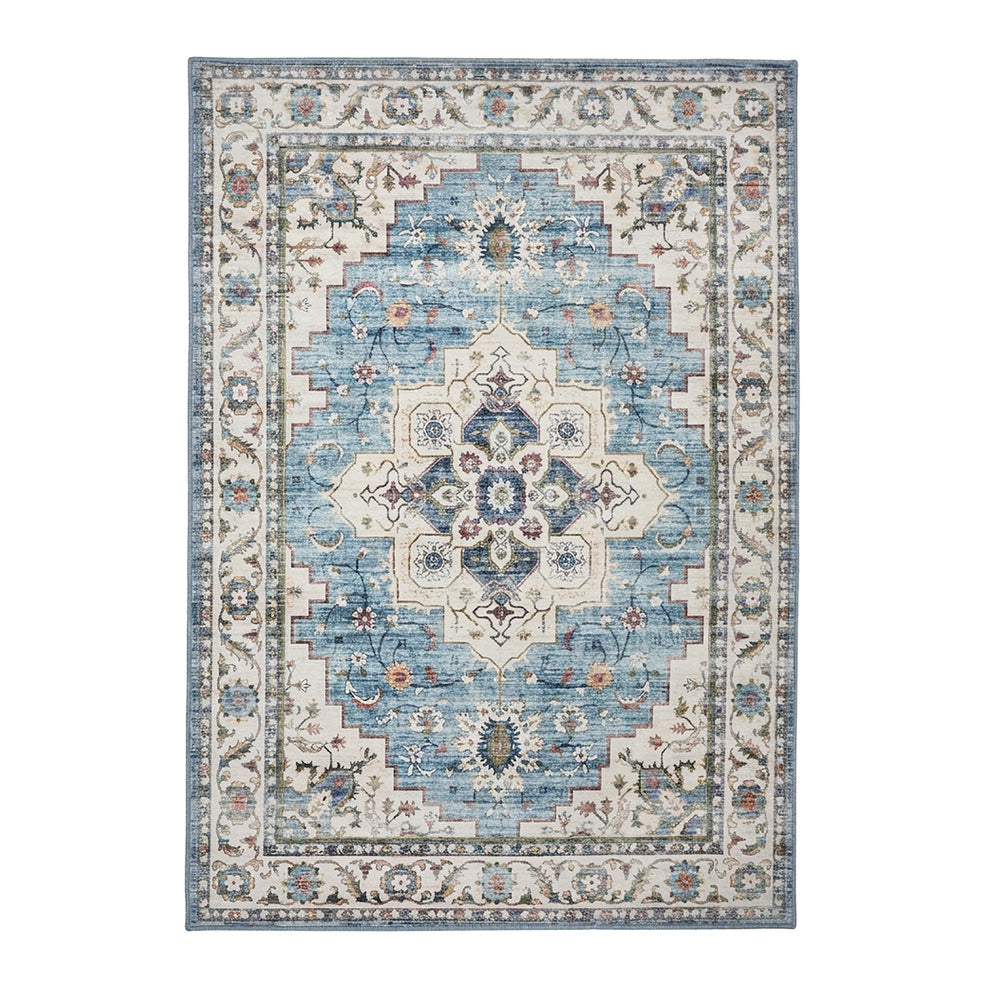 Blue Persian Rug Washable 160x230cm | Simpledeals
