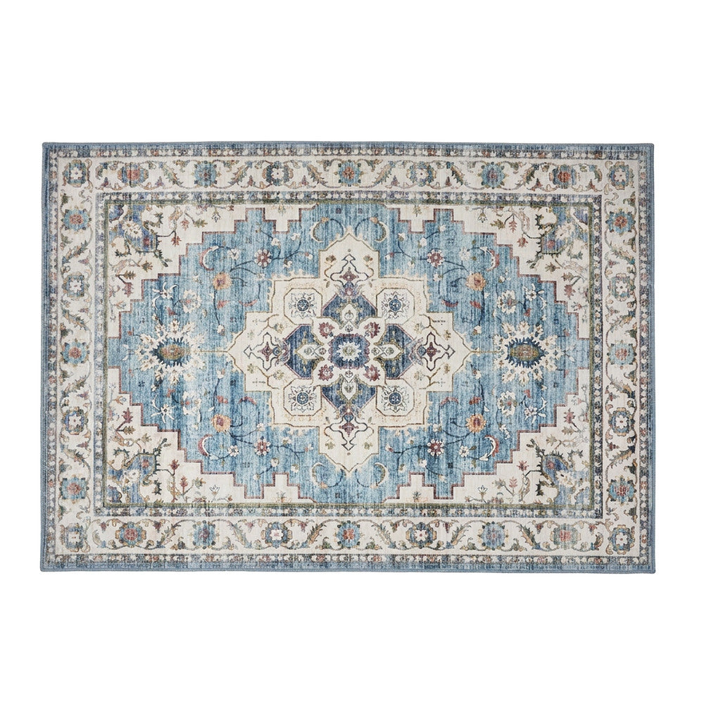 Blue Persian Rug Washable 160x230cm | Simpledeals
