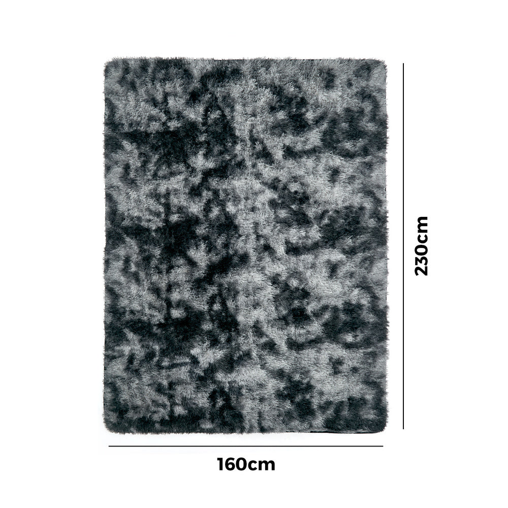 Grey Shaggy Rug 160x230cm Anti Slip | Simpledeals