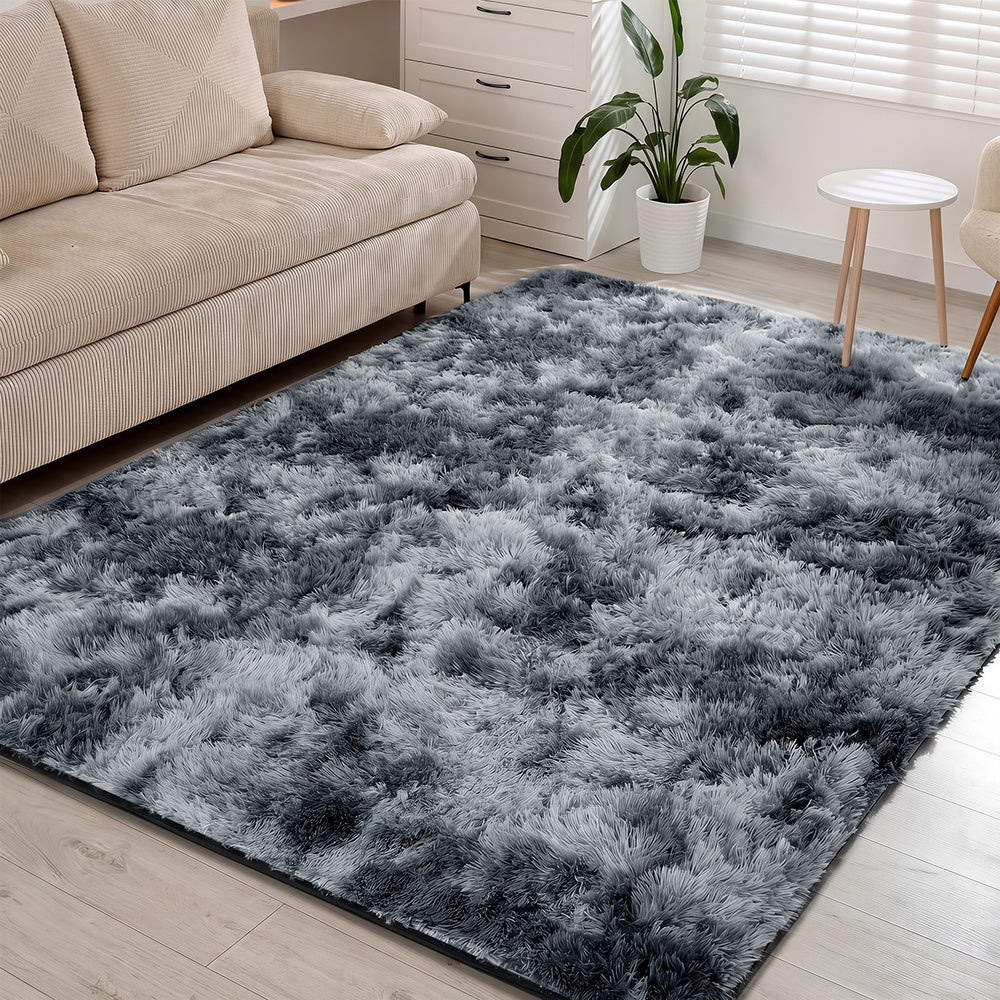 Grey Shaggy Rug 160x230cm Anti Slip | Simpledeals